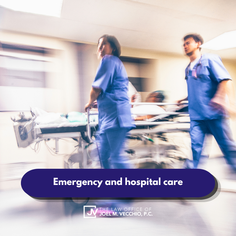 Emergency and hospital care